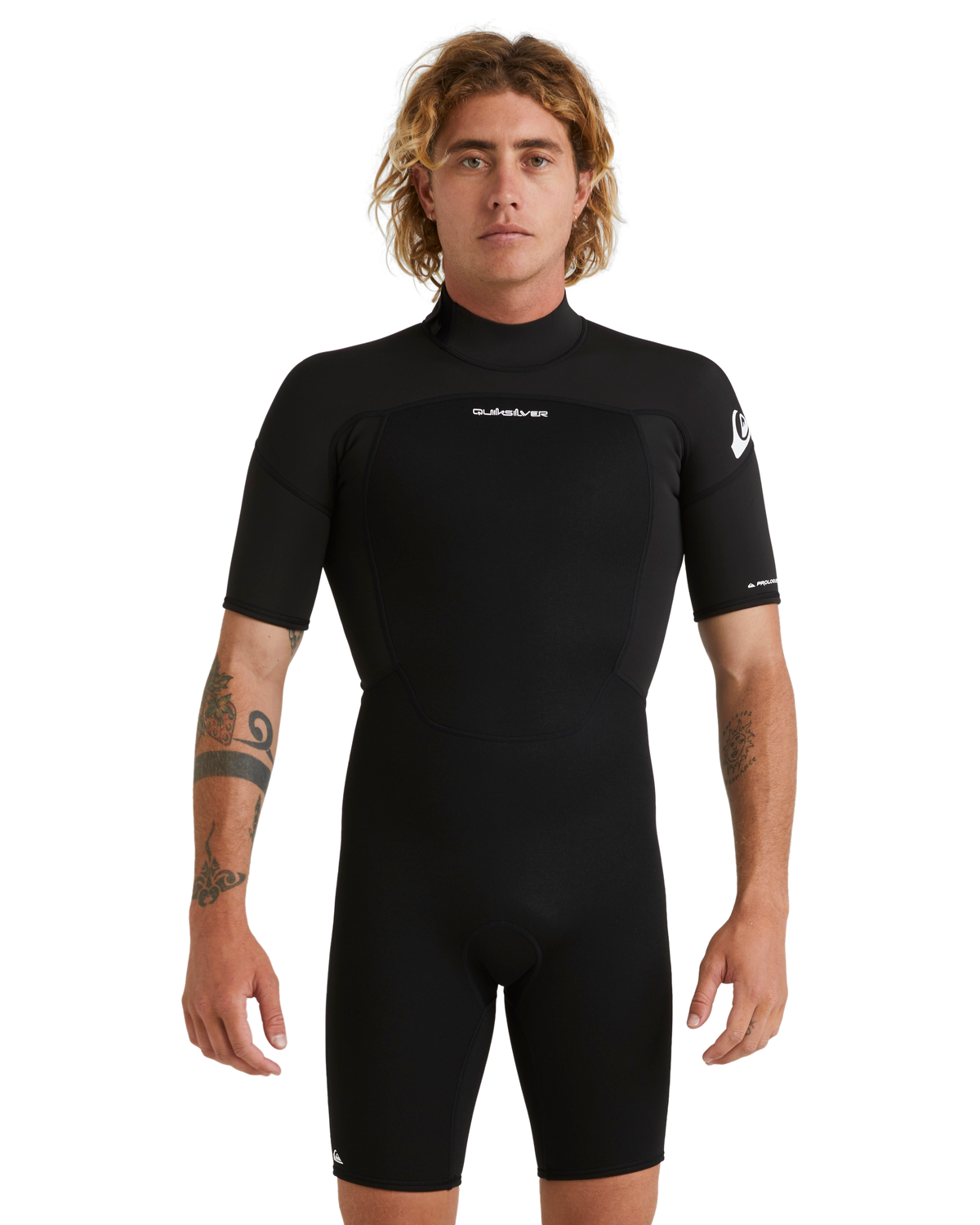 2/2 Prologue Short Sleeve Back Zip Spring Suit - Black – Quiksilver