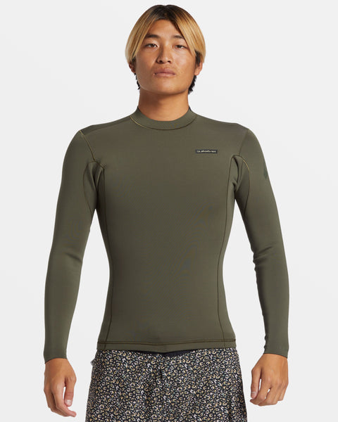 ウェア ryu216wa17 1.5mm Everyday Sessions Q-Lock Wetsuit Jacket - Thyme | Quiksilver