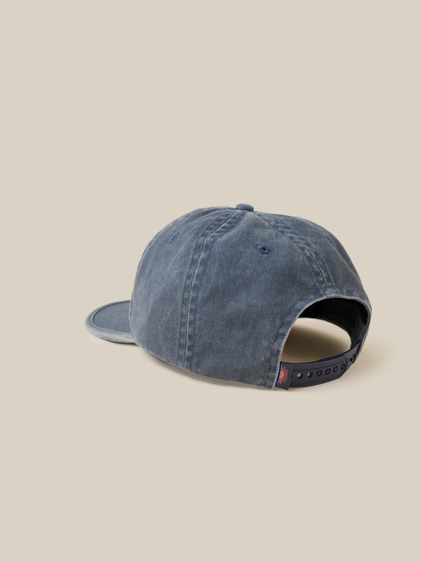 FAHERTY X QUIKSILVER MARBLE WASH HAT - ABYSS NAVY
