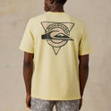 FAHERTY X QUIKSILVER HEAVY WASH TEE - BRIGHT SUN