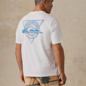 FAHERTY X QUIKSILVER HEAVY WASH TEE - WHITE