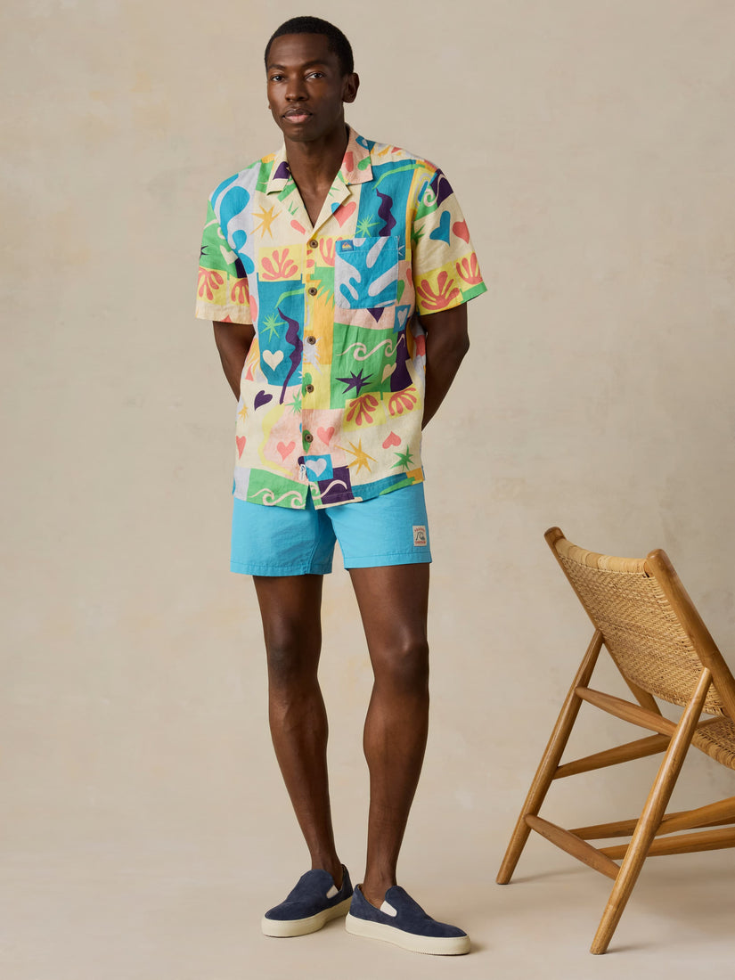 FAHERTY X QUIKSILVER BOARDSHORT - TREE FROG