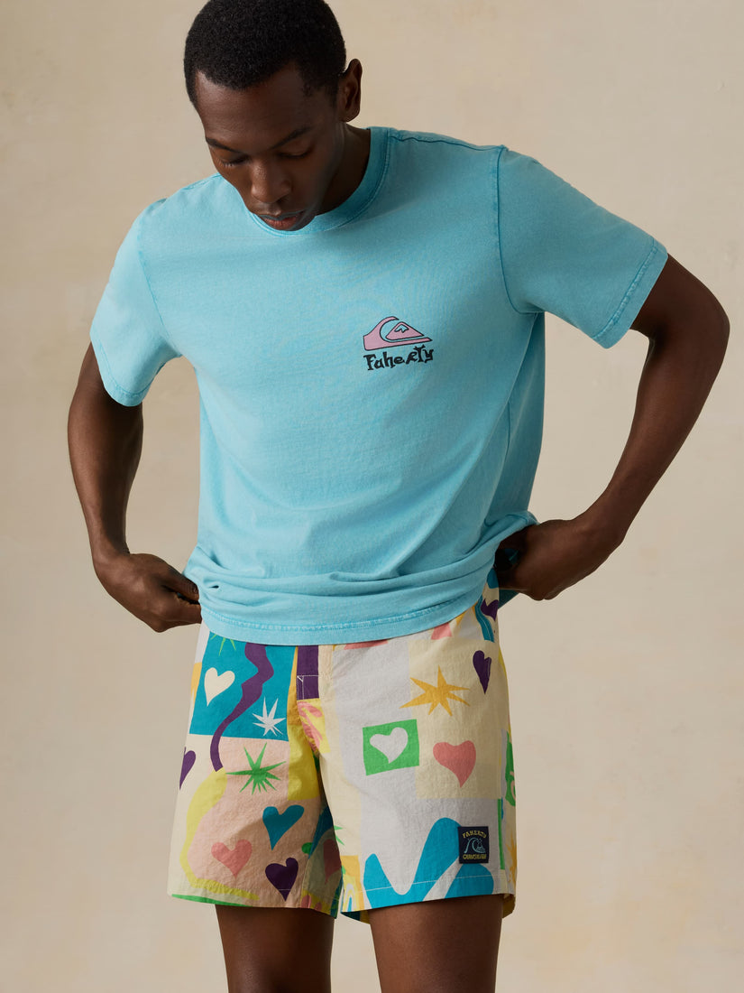 FAHERTY X QUIKSILVER BOARDSHORT - SUNSHINE COAST TILE