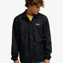 One Piece Coach Water-Repellent Jacket - Black