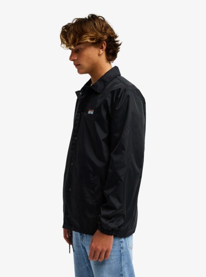 One Piece Coach Water-Repellent Jacket - Black | Quiksilver