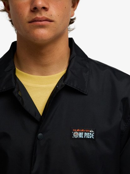 One Piece Coach Water-Repellent Jacket - Black | Quiksilver