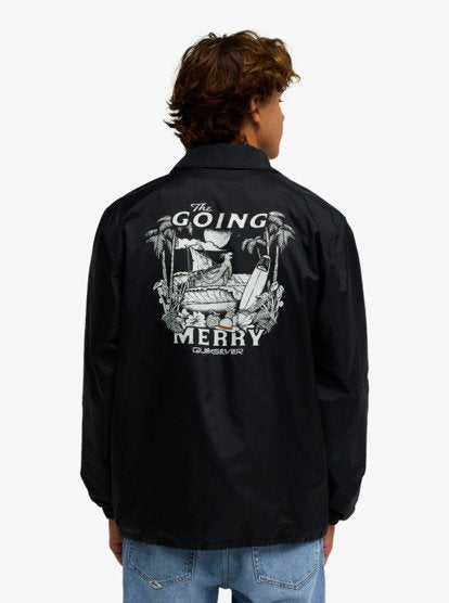 One Piece Coach Water-Repellent Jacket - Black
