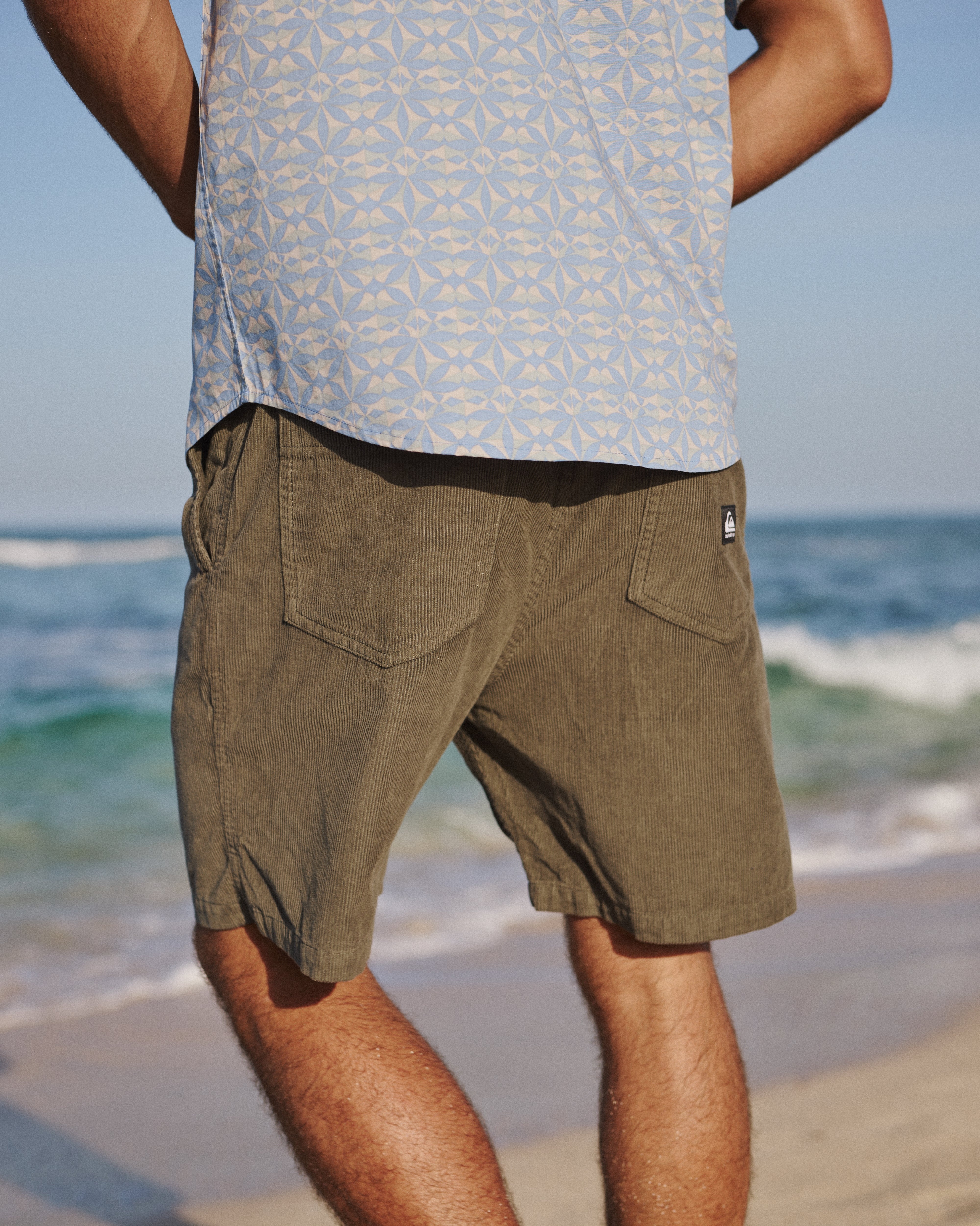 Taxer Corduroy Shorts - Grape Leaf – Quiksilver