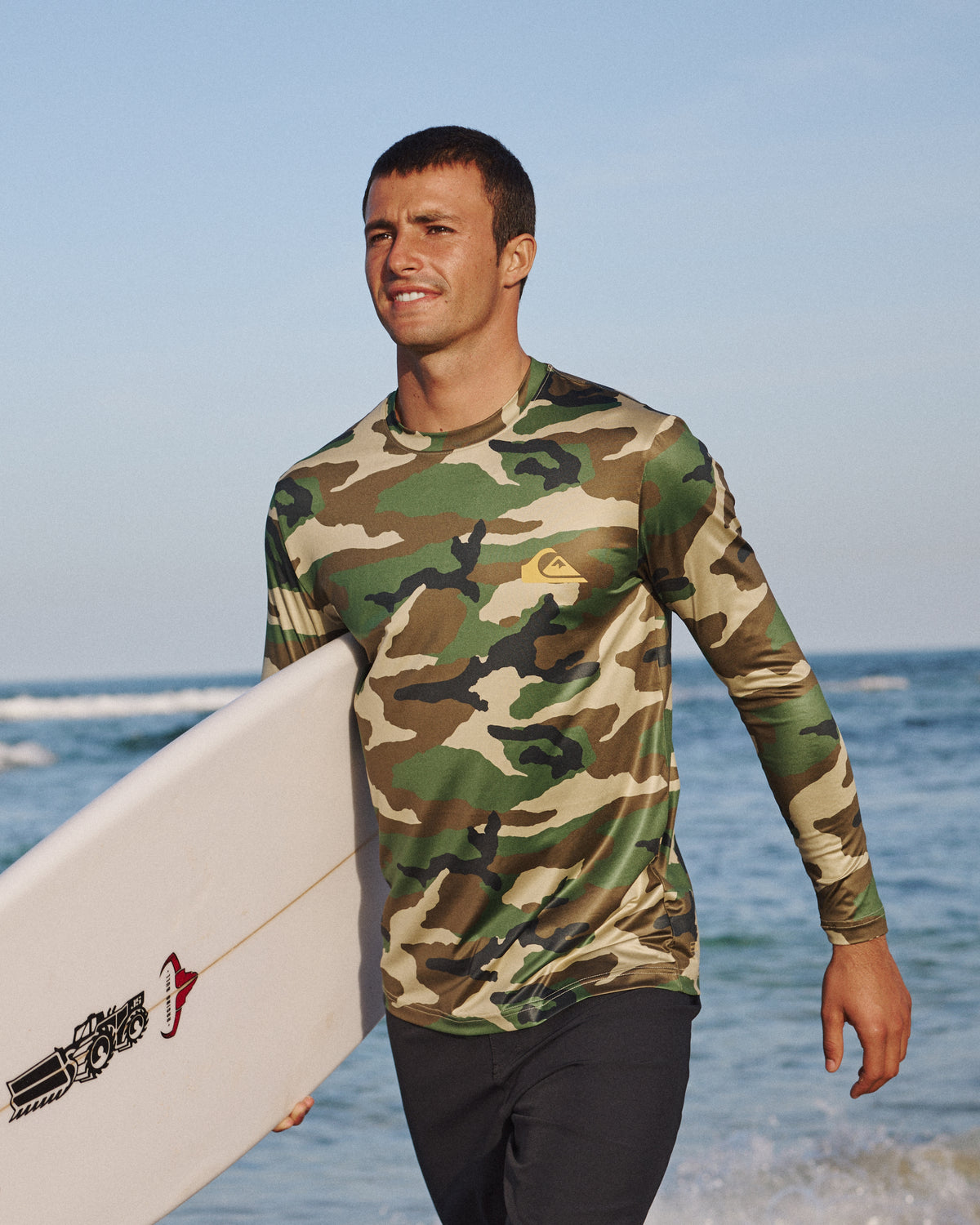 Everyday 50 UPF Long Sleeve Surf Tee - Camo