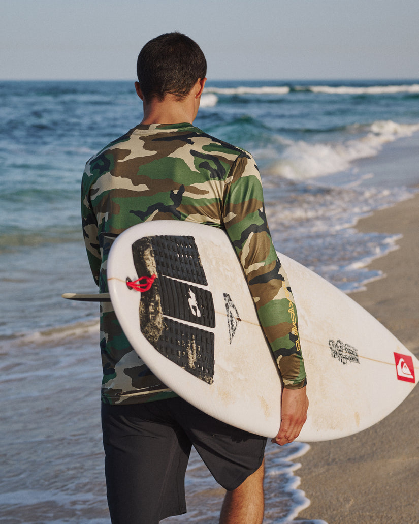 Everyday UPF 50 Long Sleeve Surf Tee - Camo