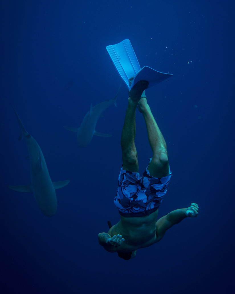 Waterman Boca 19" Boardshorts - Blue Nights