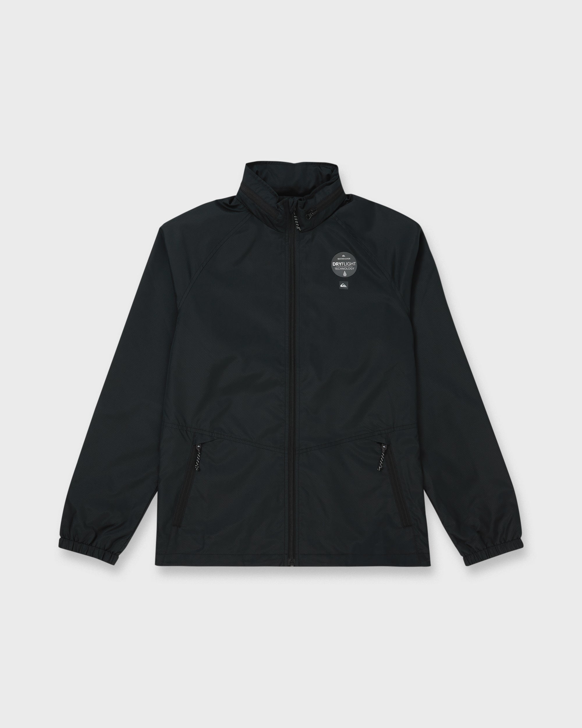 Waterman Shell Shock Water-Resistant Windbreaker - Black | Quiksilver