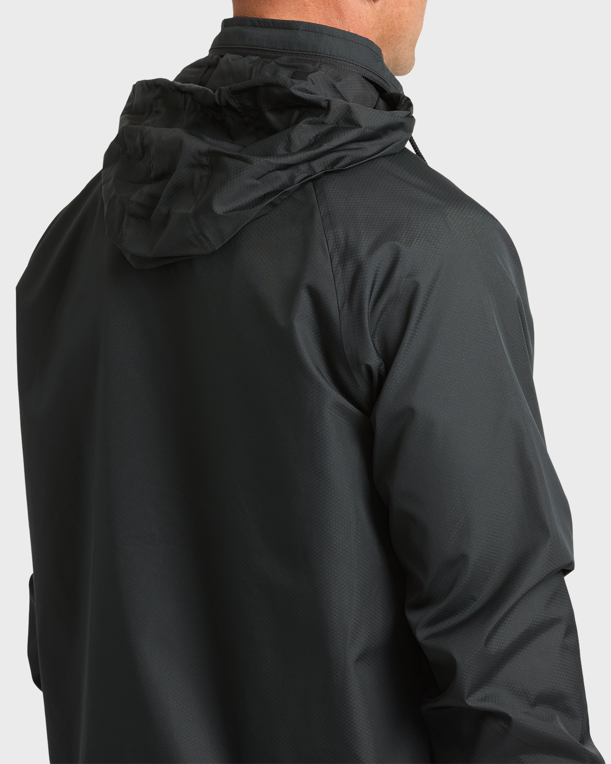 Waterman Shell Shock Water-Resistant Windbreaker - Black | Quiksilver