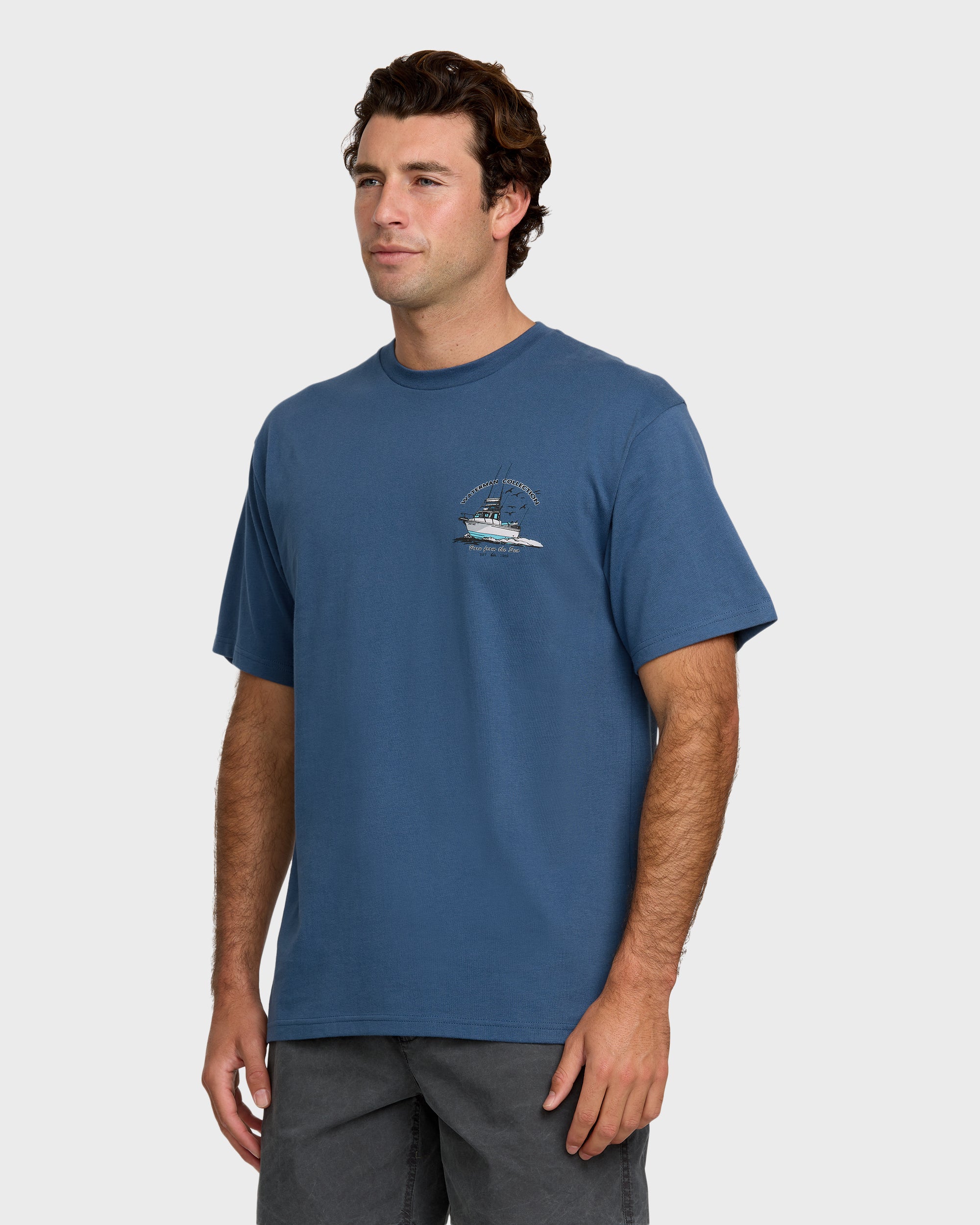 Waterman Long Weekend T-Shirt - Wave | Quiksilver