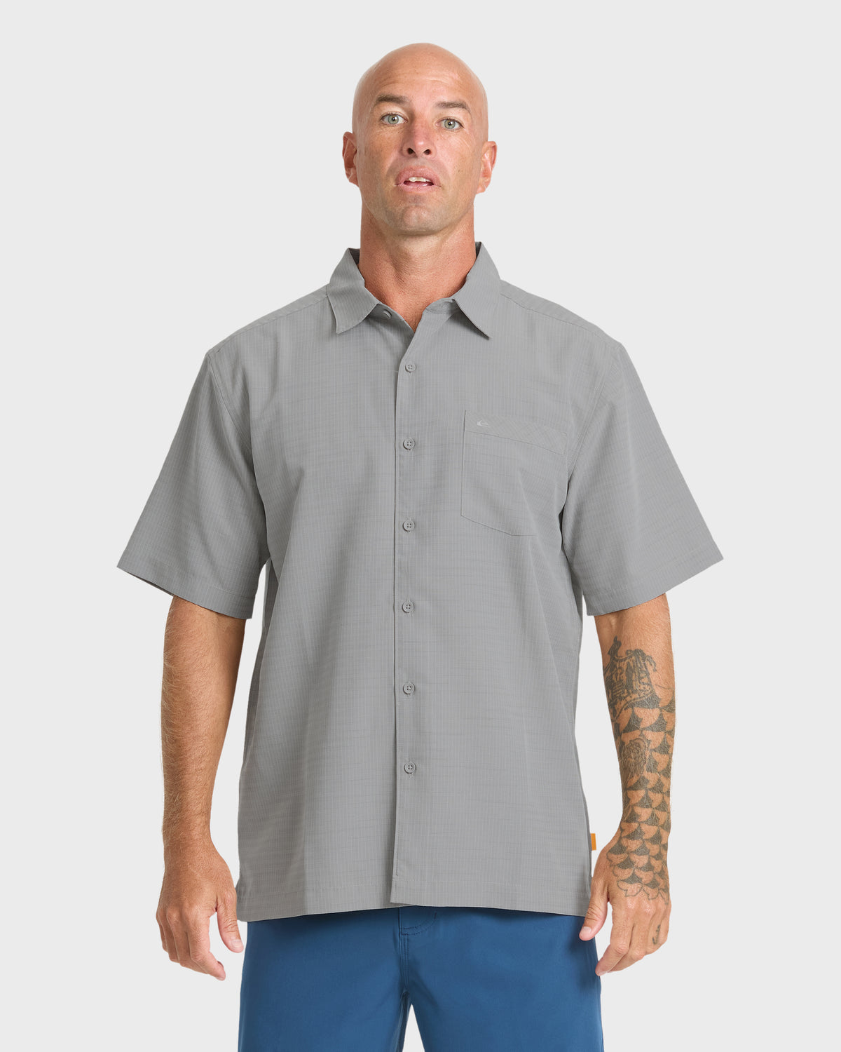 Waterman-Centinela-Premium-Anti-Wrinkle-Shirt-Grey-1