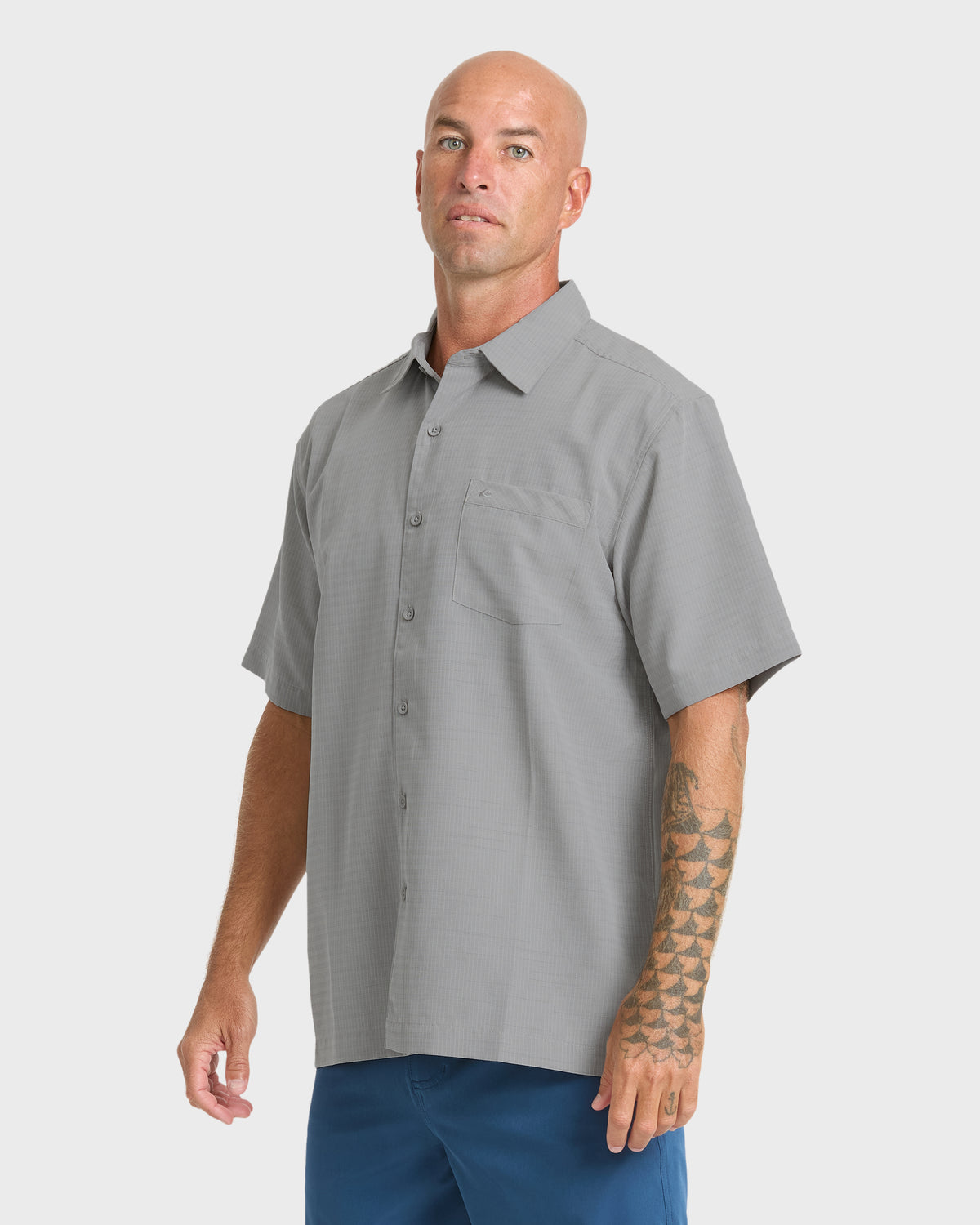 Waterman-Centinela-Premium-Anti-Wrinkle-Shirt-Grey-4