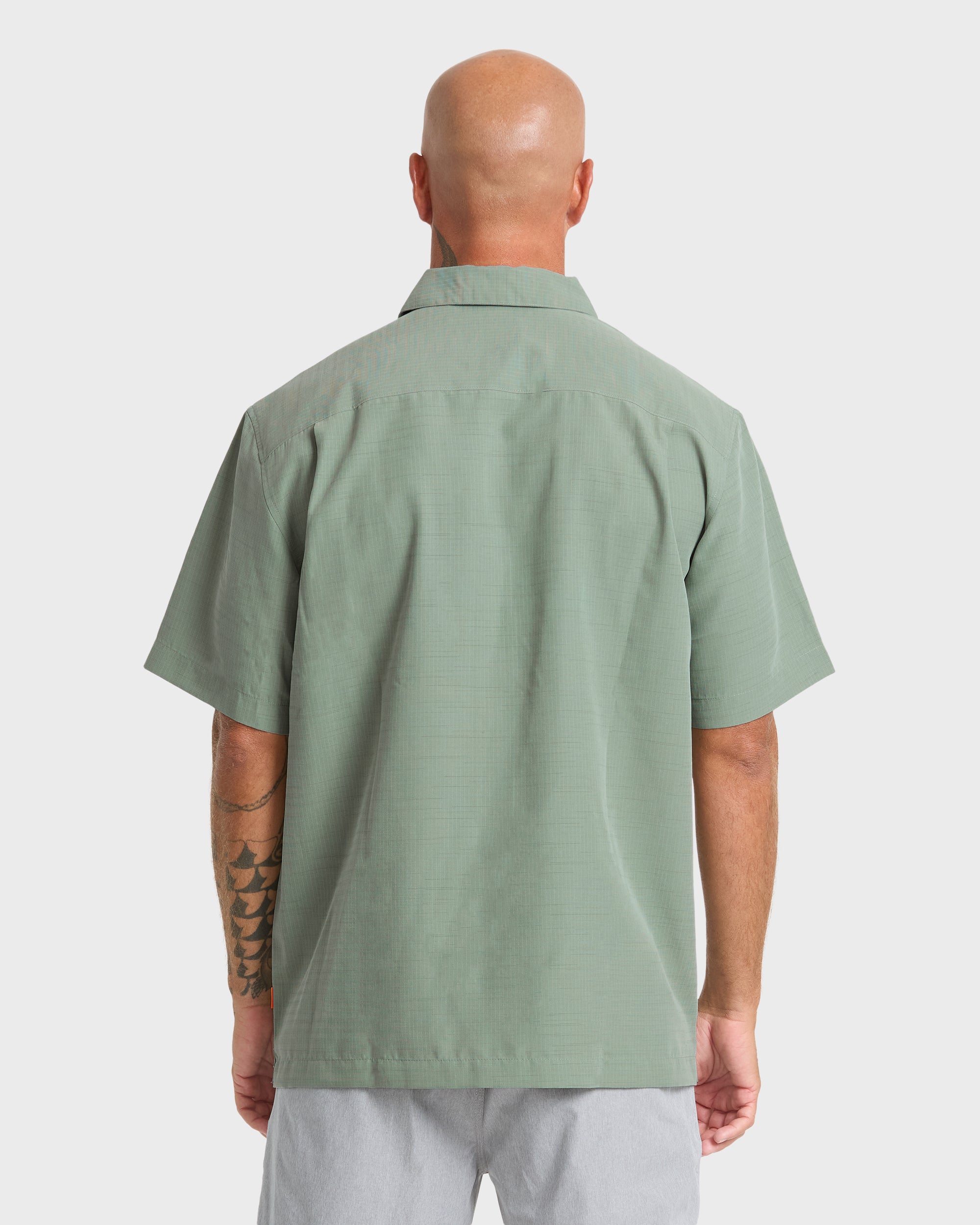 Waterman Centinela Premium Anti-Wrinkle Shirt - Lily Pad | Quiksilver