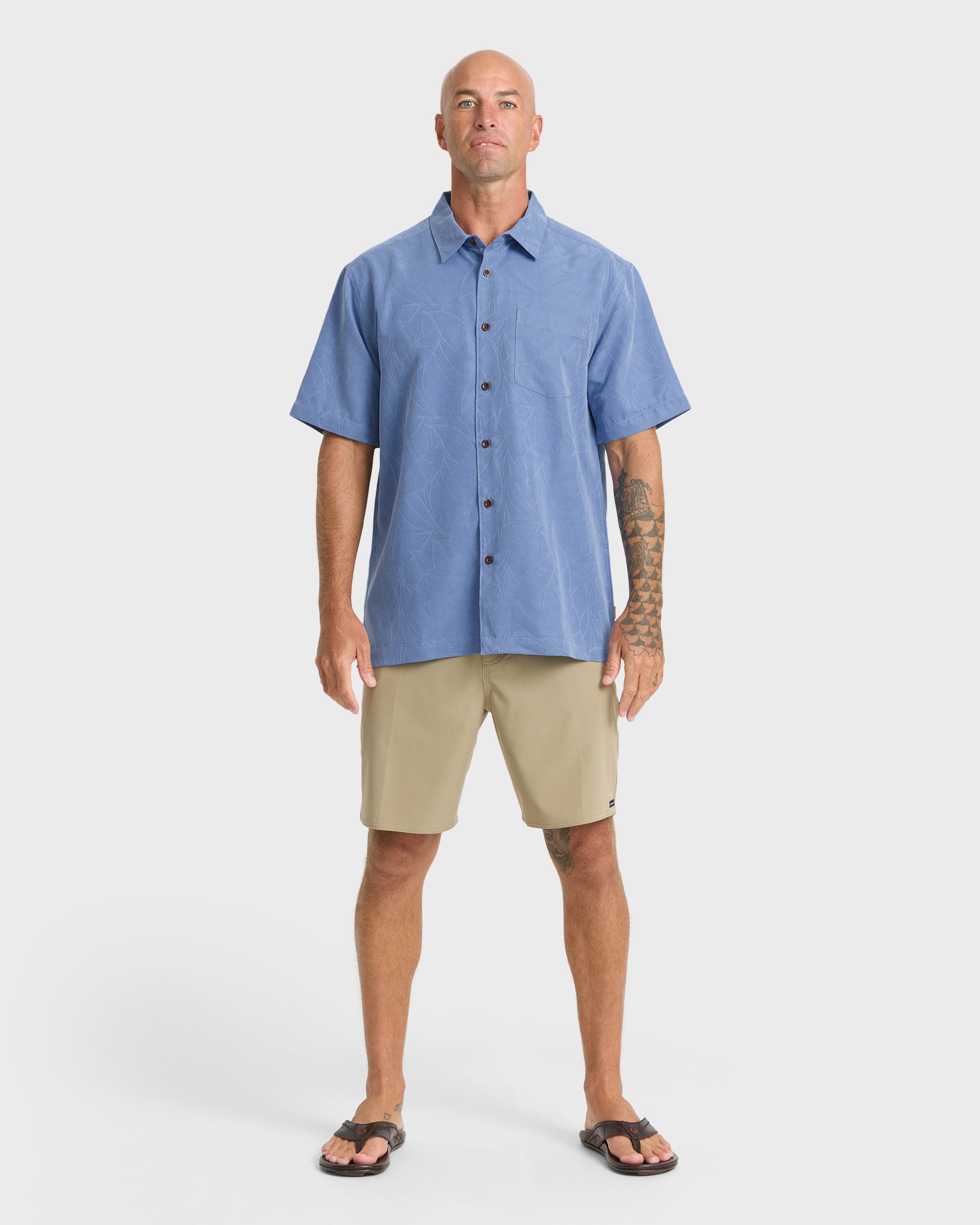 Waterman Island Jungle Shirt - Riviera | Quiksilver