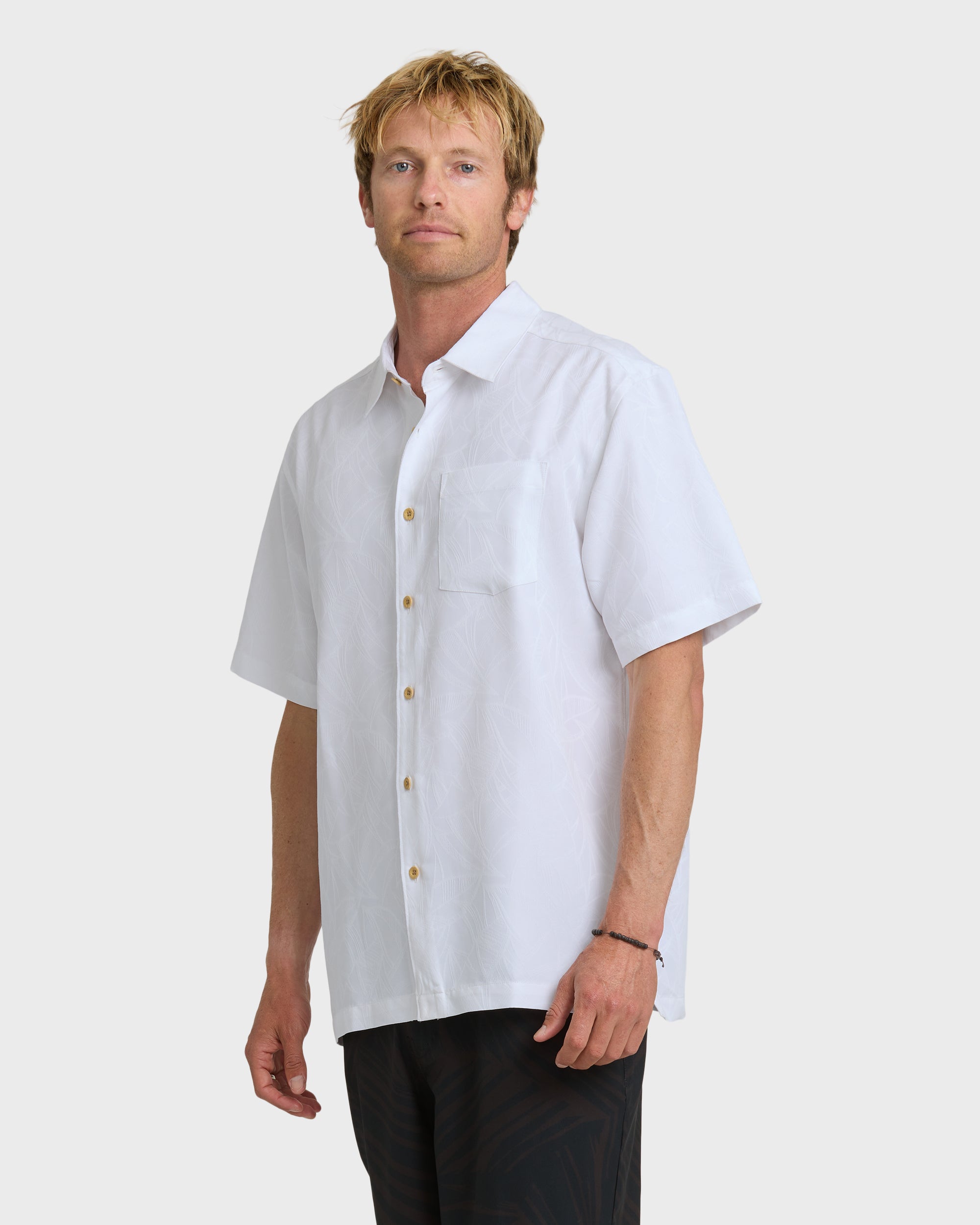 Waterman Island Jungle Shirt - White | Quiksilver