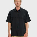 Waterman Tahiti Palms Premium Anti-Wrinkle Shirt - Black