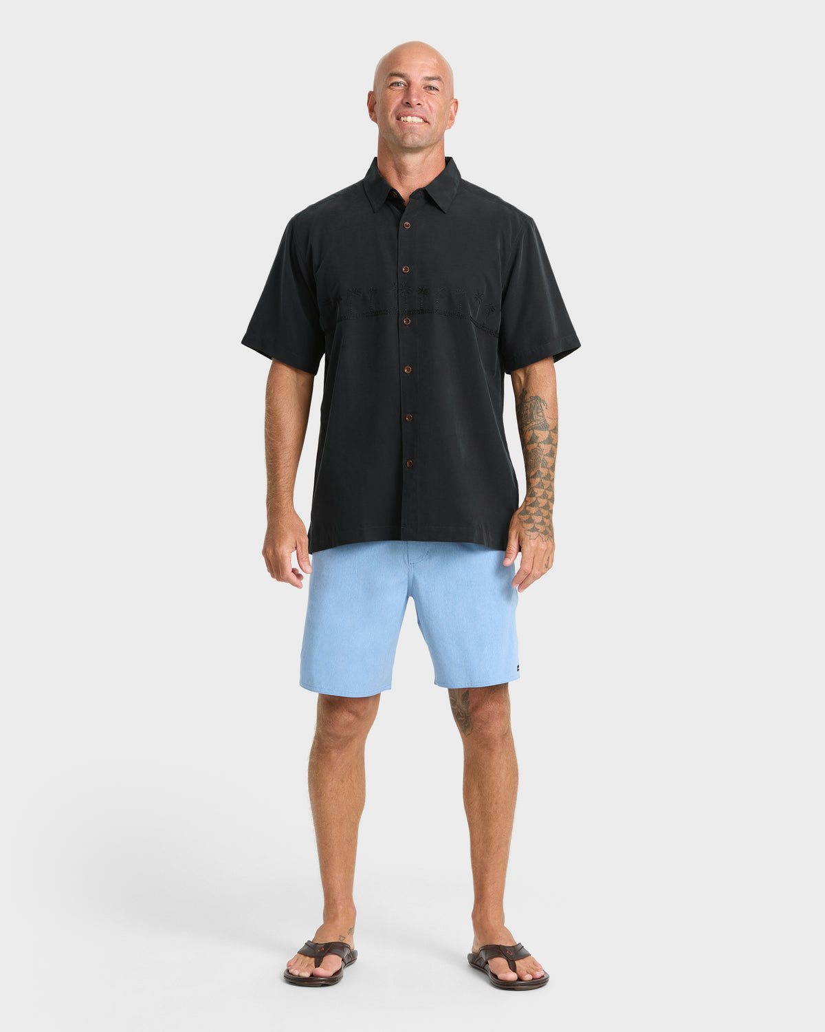 Waterman-Tahiti-Palms-Premium-Anti-Wrinkle-Shirt-Black-3