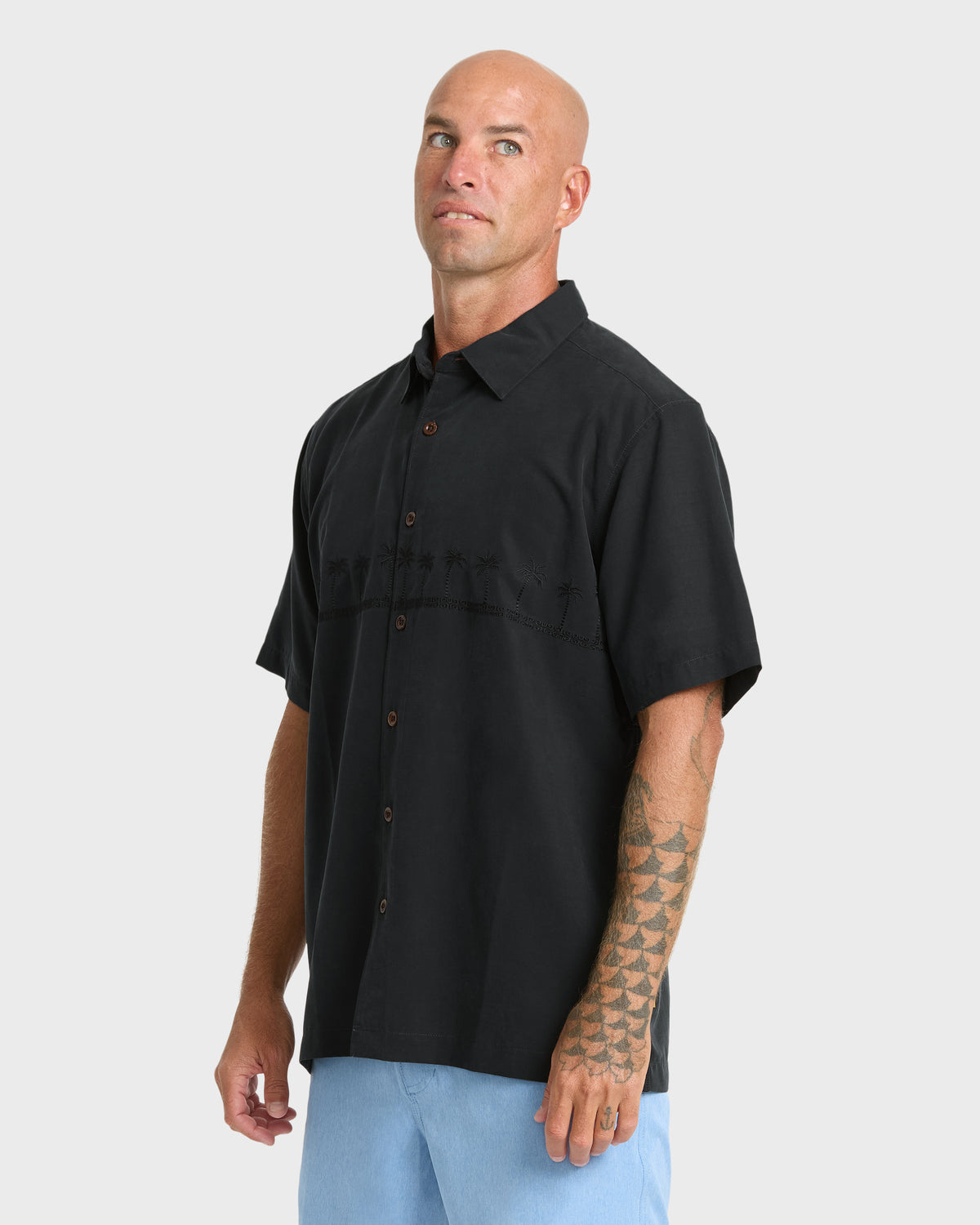 Waterman-Tahiti-Palms-Premium-Anti-Wrinkle-Shirt-Black-4