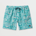 Waterman Borderline 17" Volley Swim Trunk - Beach Blue