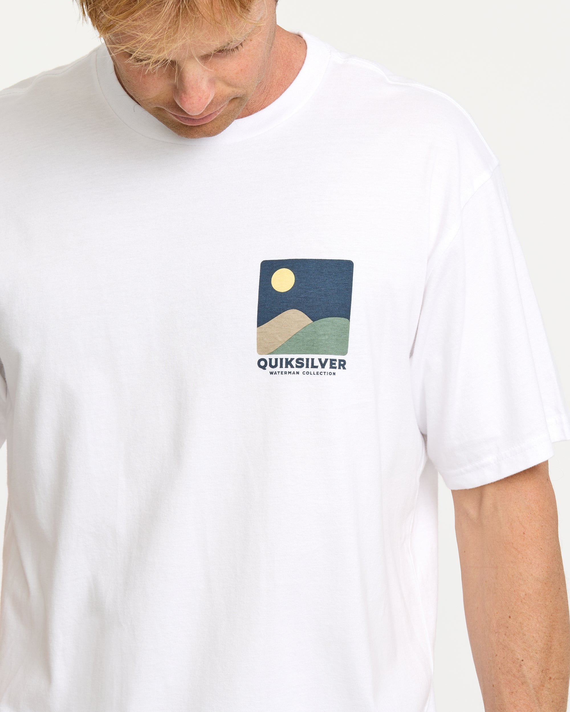 Waterman Four Elements Classic T-shirt - White | Quiksilver