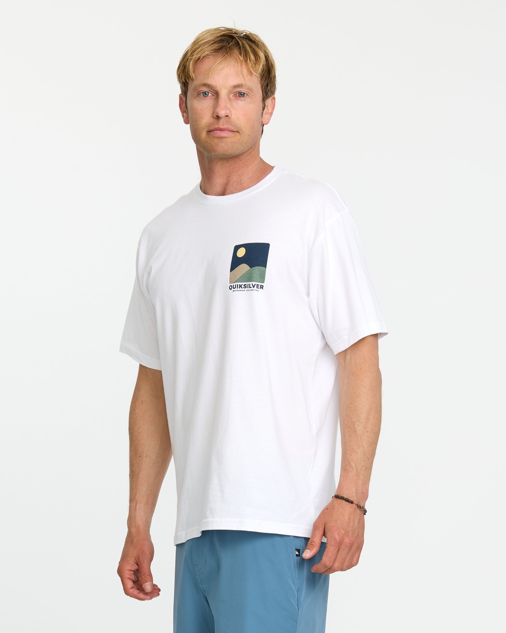 Waterman Four Elements Classic T-shirt - White | Quiksilver