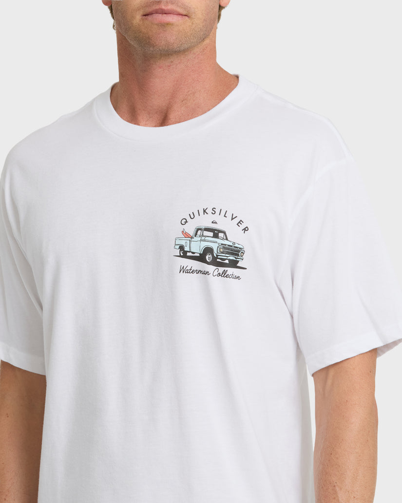 Waterman-Four-Wheeler-Classic-T-shirt-White-5
