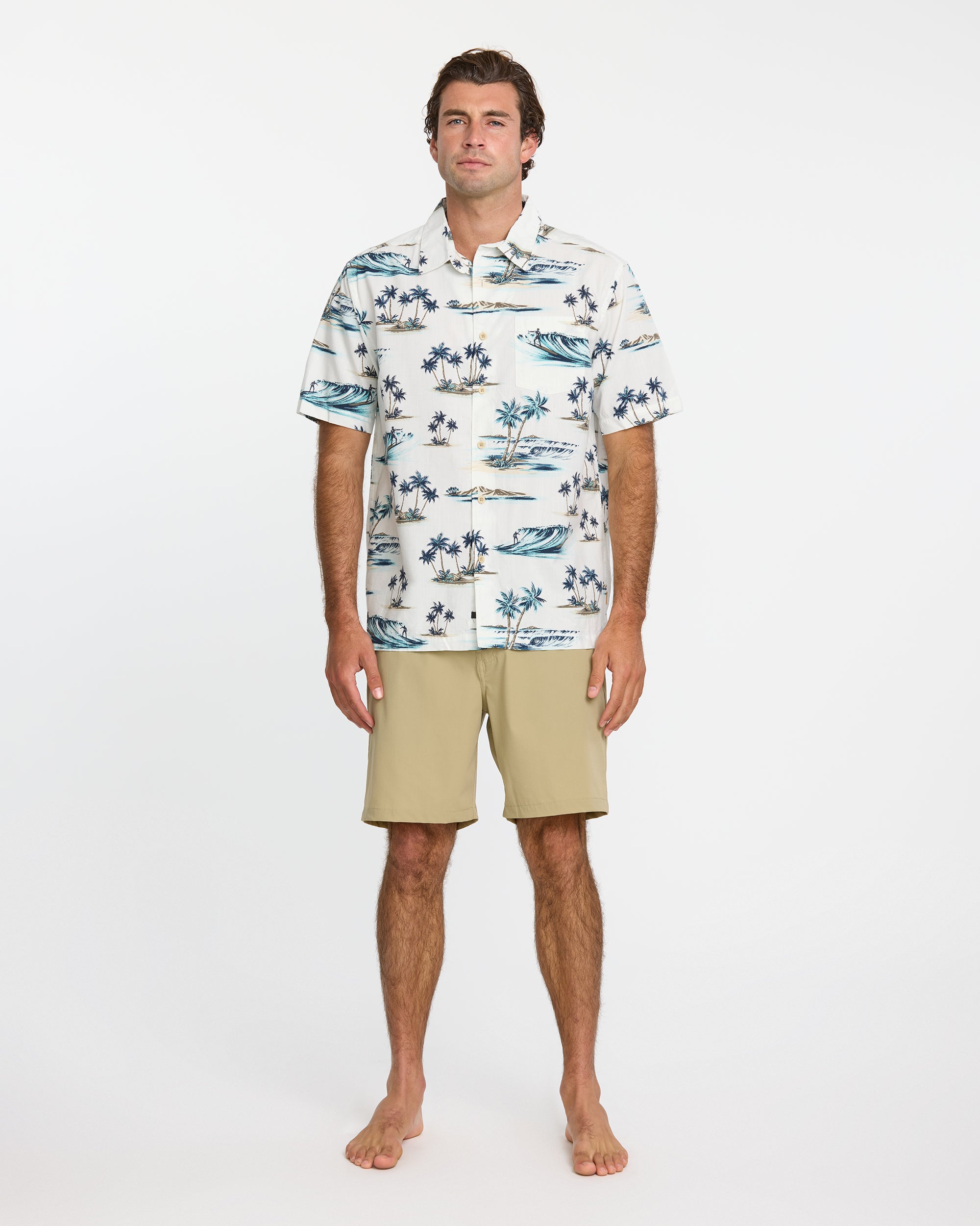 Waterman Day Dreamin' Shirt - White | Quiksilver