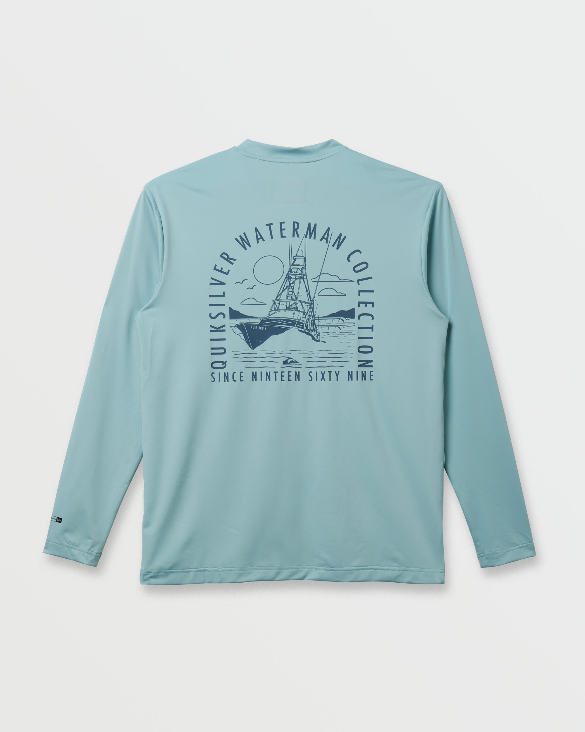 Waterman Coolbreeze Long Sleeve Surf Tee - Sterling Blue | Quiksilver
