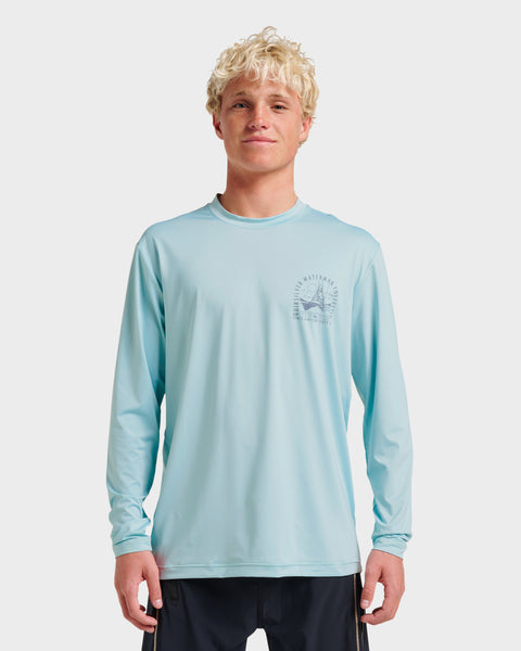 Waterman Coolbreeze Long Sleeve Surf Tee - Sterling Blue | Quiksilver