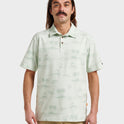 Waterman Island Daze Polo T-Shirt - Smoke Heahter