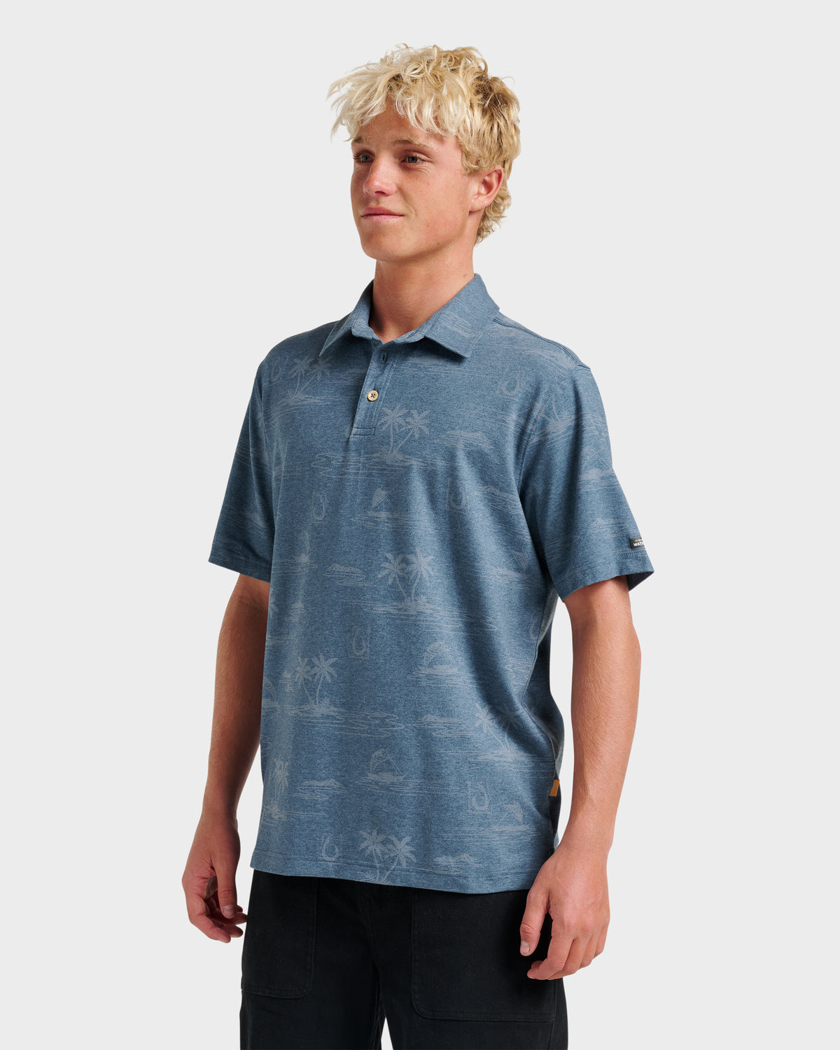 Waterman-Island-Daze-Polo-Real-Teal-Heather-3