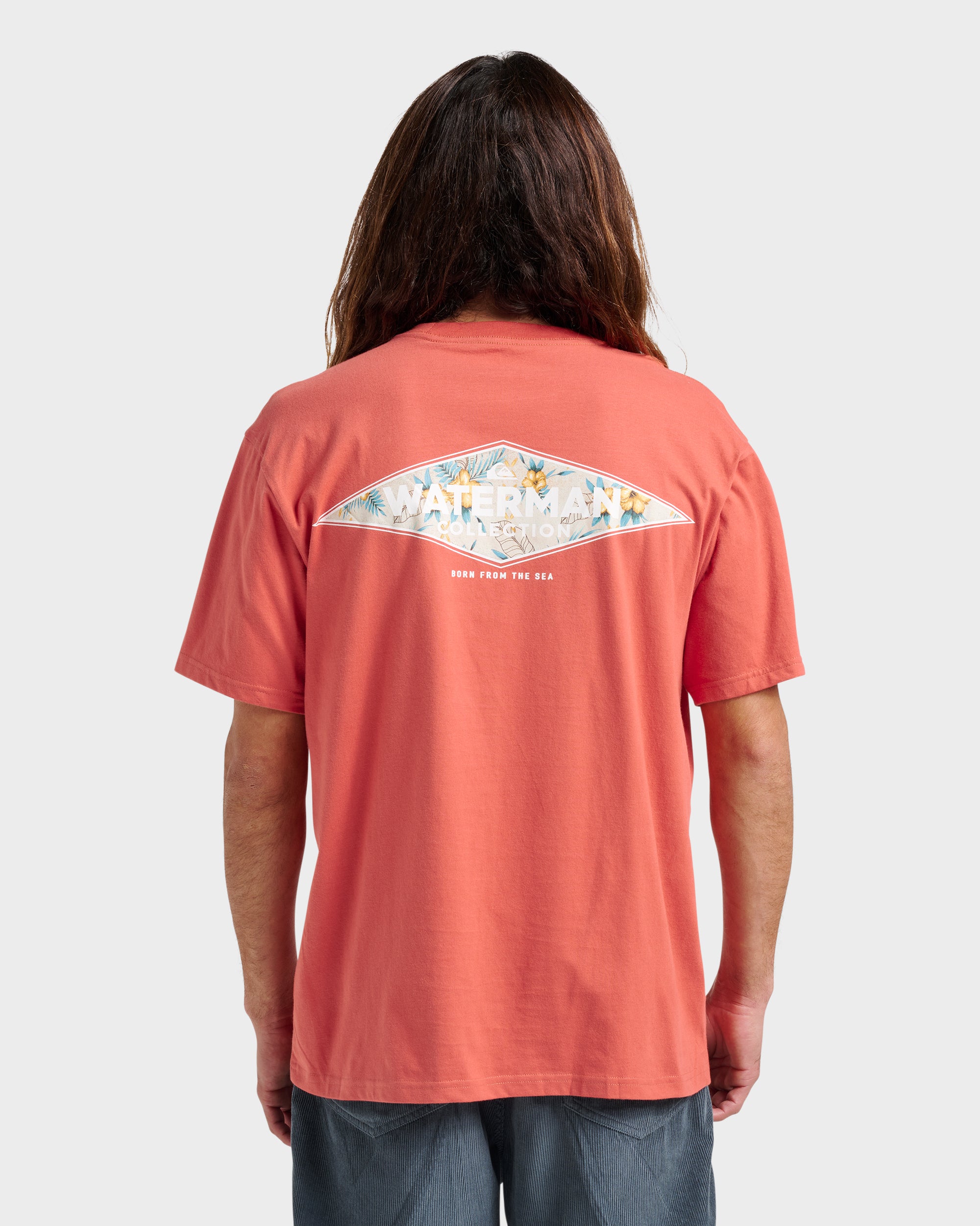 Waterman Diamond Classic T-shirt - Hot Sauce | Quiksilver