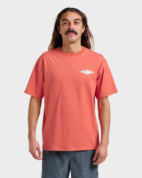 Waterman Diamond Classic T-shirt - Hot Sauce | Quiksilver