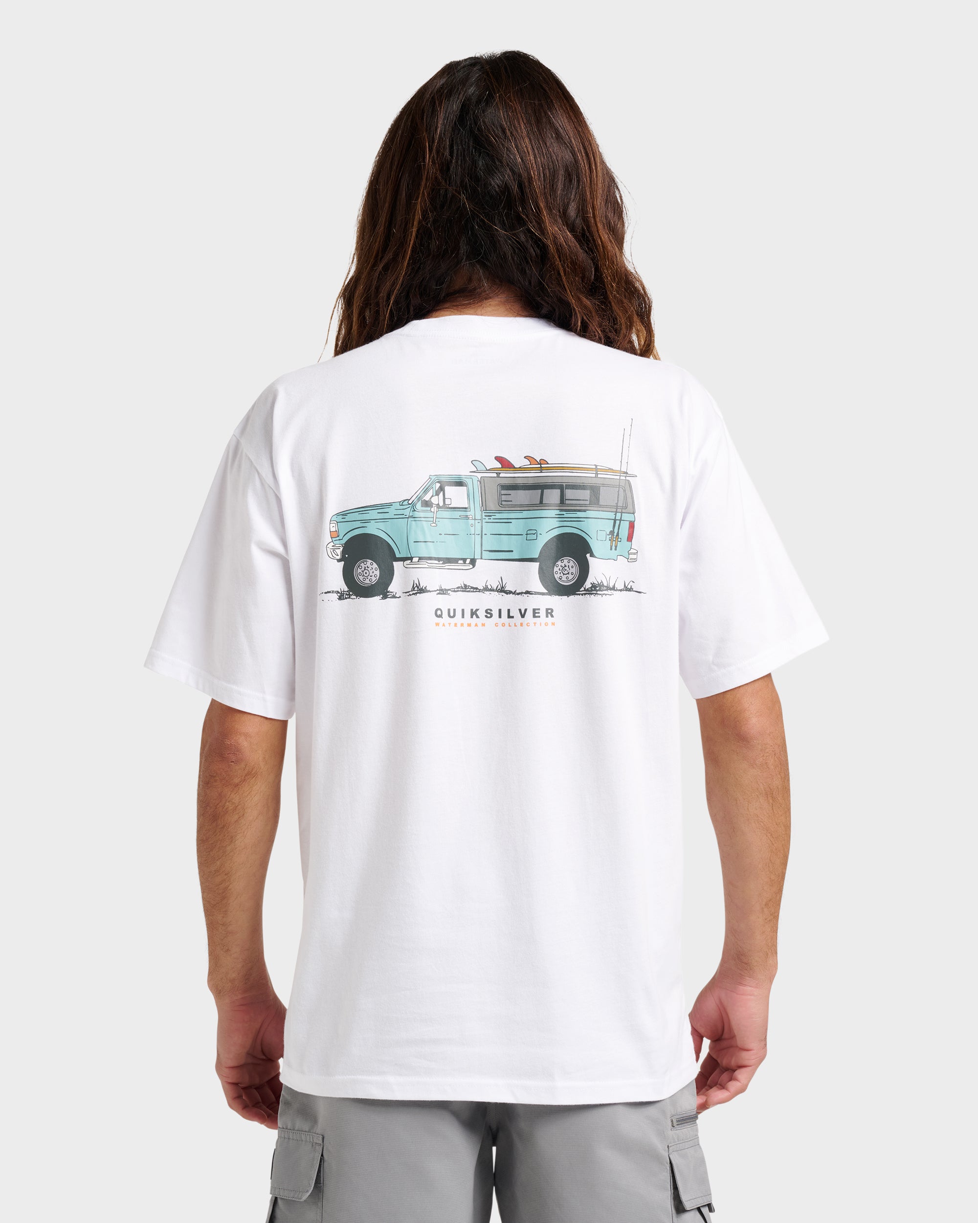 Waterman Trail Blazing Classic T-shirt - White | Quiksilver