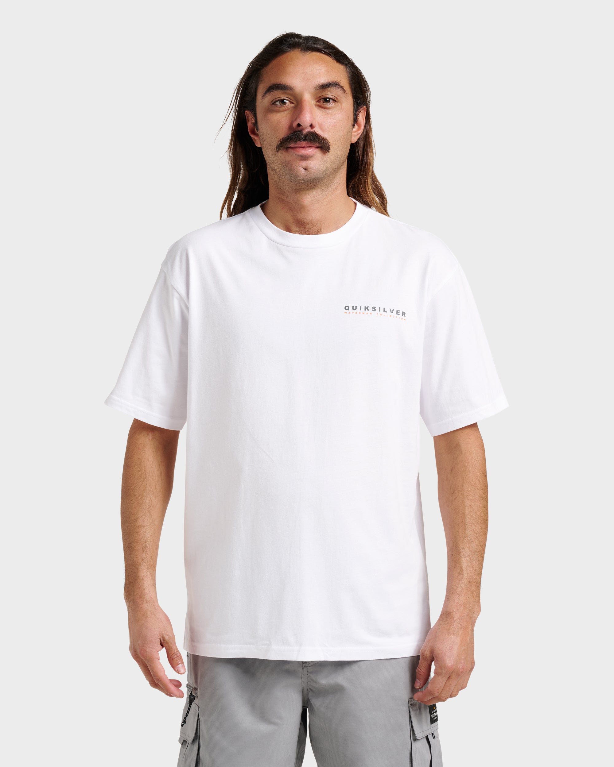 Waterman Trail Blazing Classic T-shirt - White | Quiksilver
