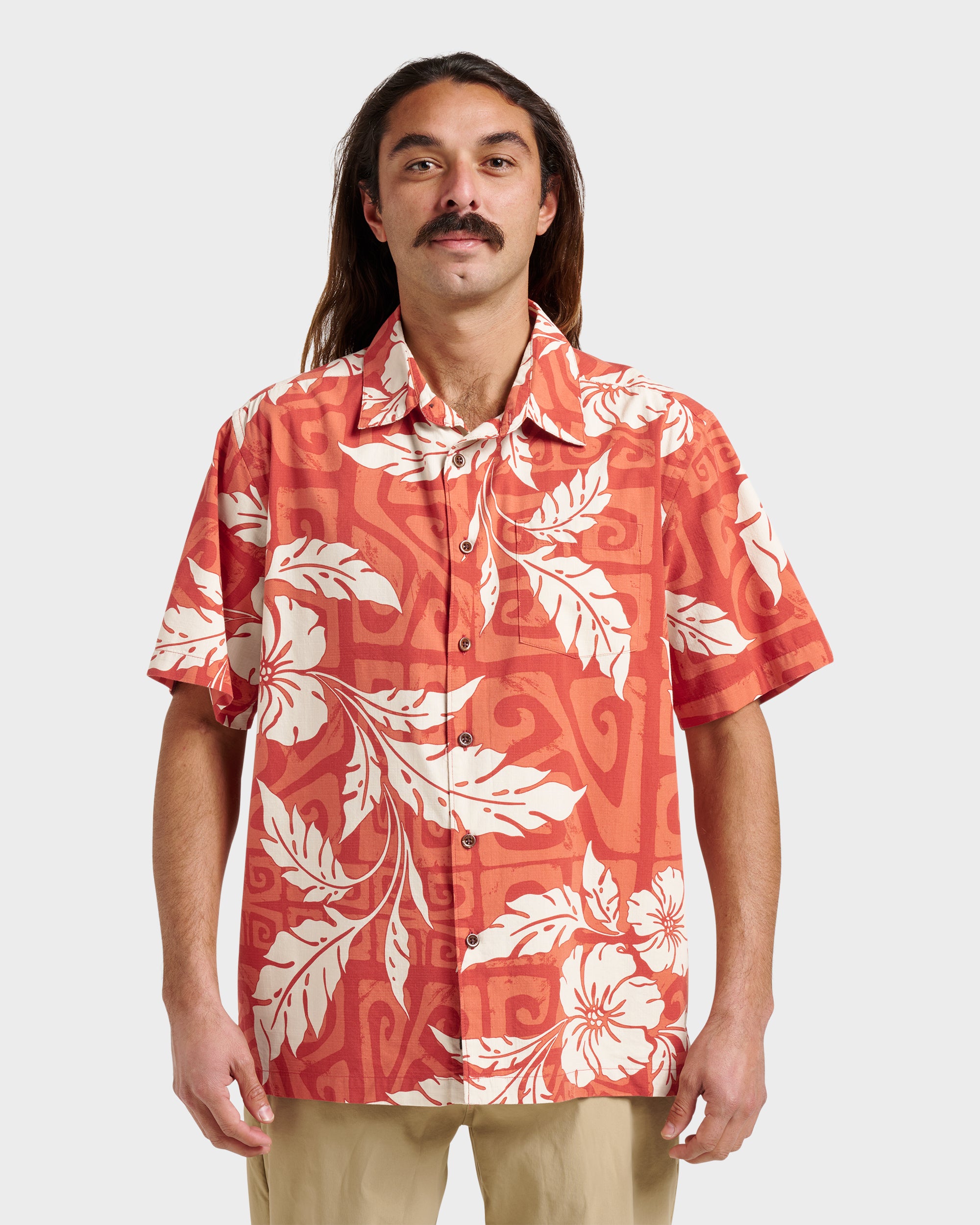 Waterman Beach Shack Shirt - Hot Sauce | Quiksilver