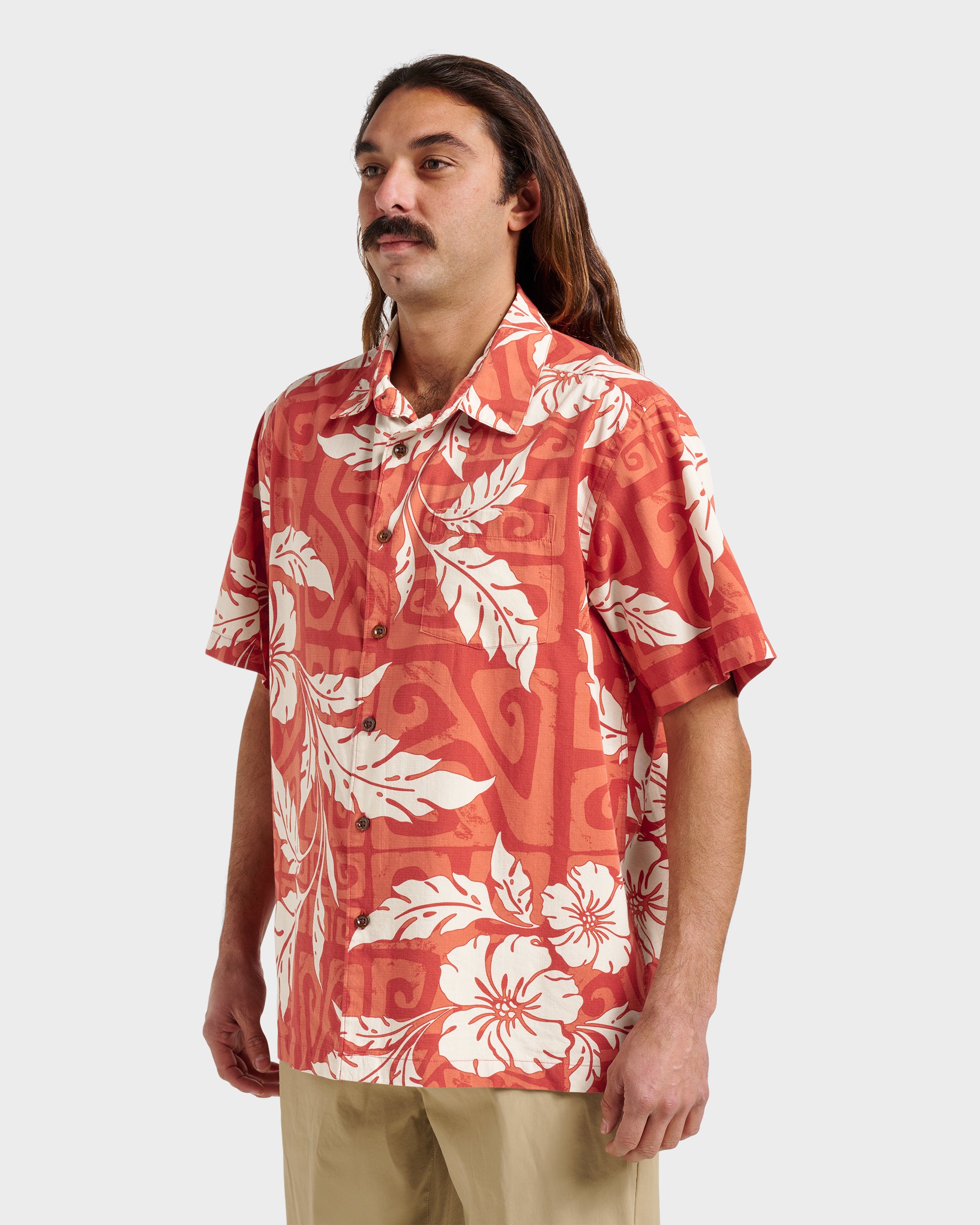 Waterman Beach Shack Shirt - Hot Sauce | Quiksilver