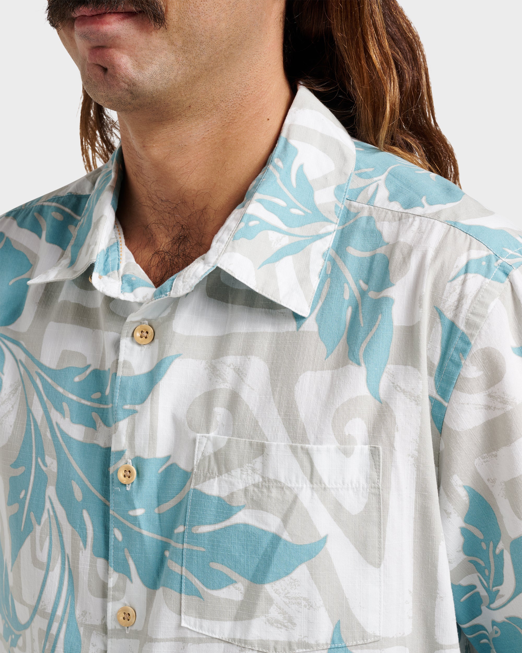 Waterman Beach Shack Shirt - White | Quiksilver