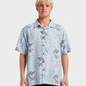 Waterman Big Day Short Sleeve Shirt - Ashley Blue