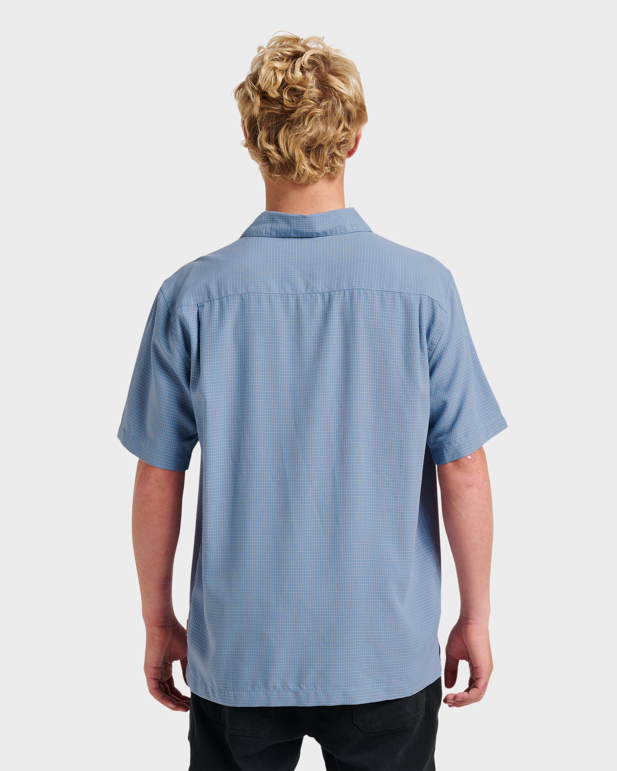 Waterman Check Out Shirt - Flint Stone | Quiksilver