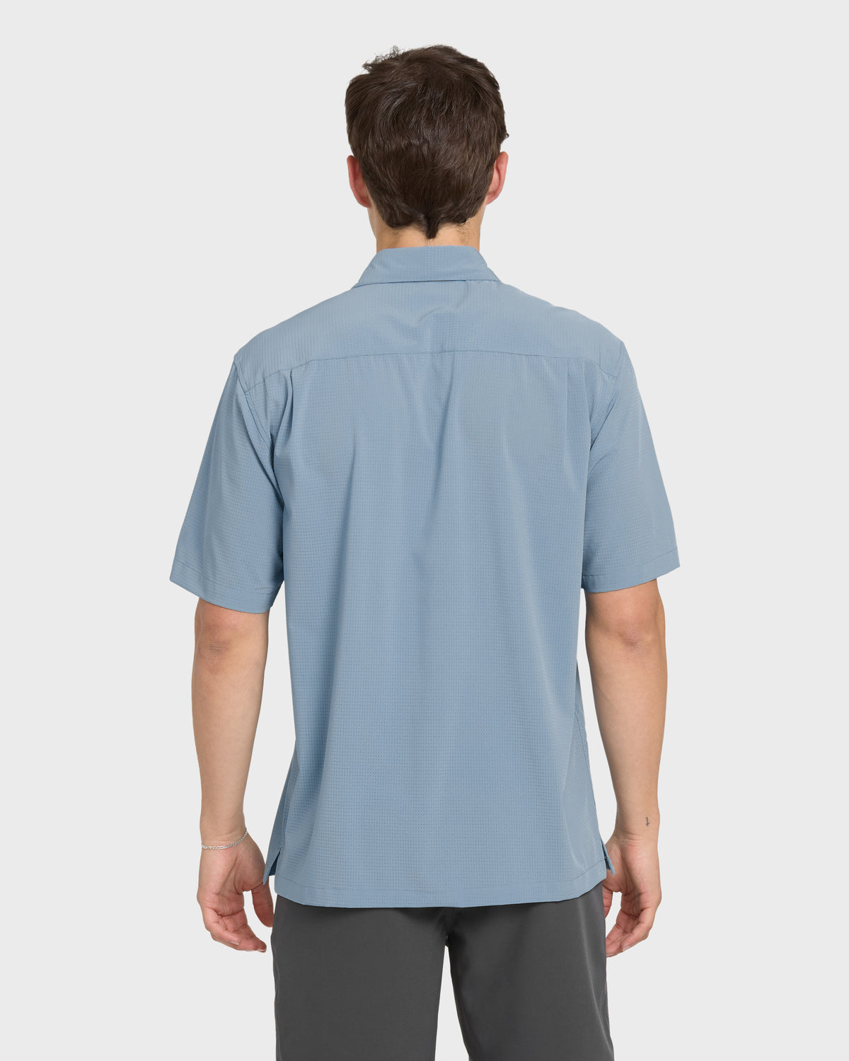 Chaser-Short-Sleeve-Woven-Shirt-Blue-Shadow-2
