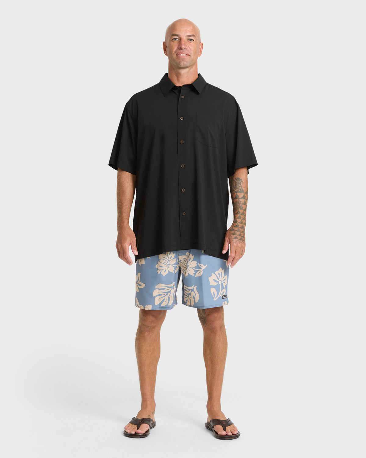 Chaser-Short-Sleeve-Woven-Shirt-Phantom-3