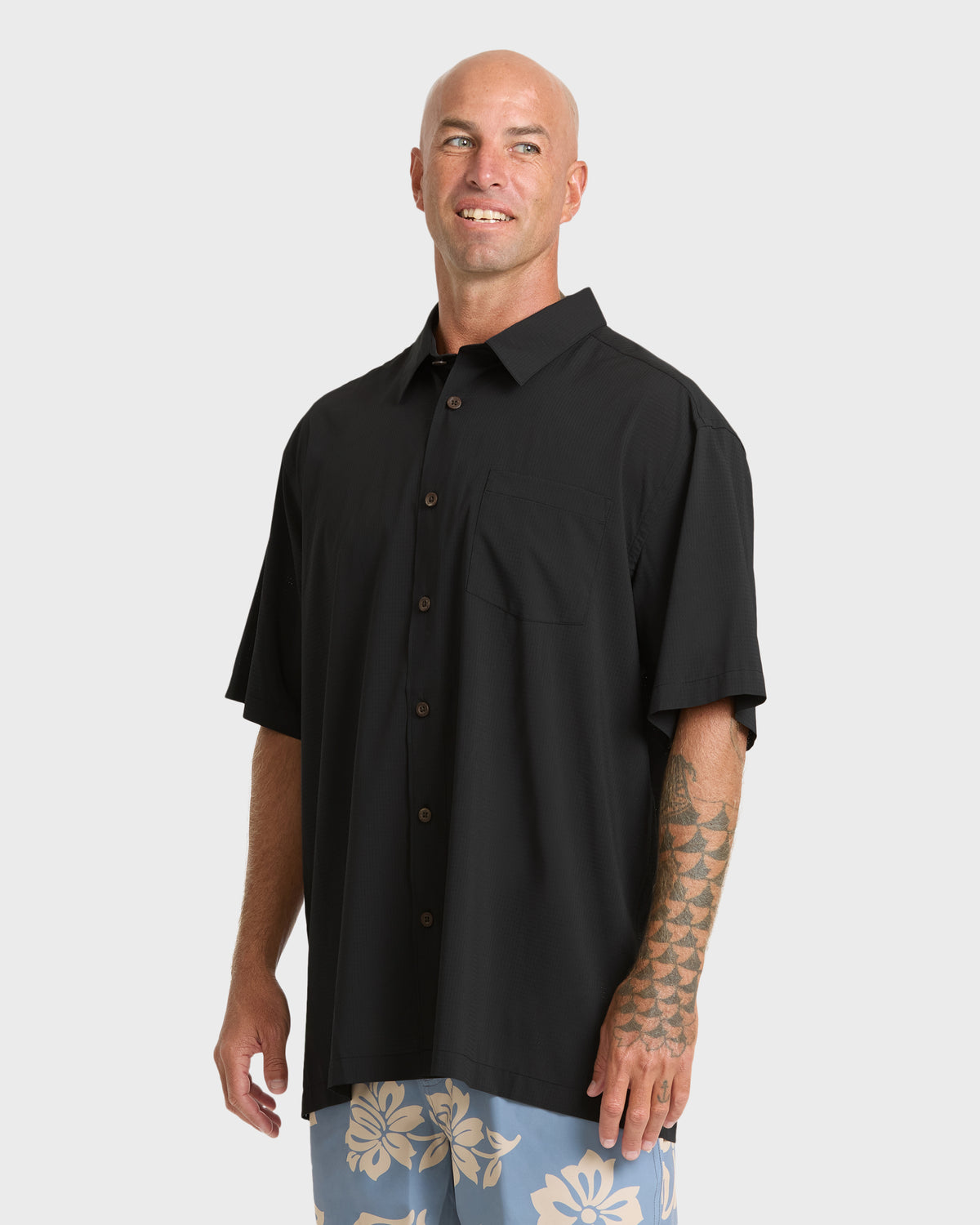 Chaser-Short-Sleeve-Woven-Shirt-Phantom-4