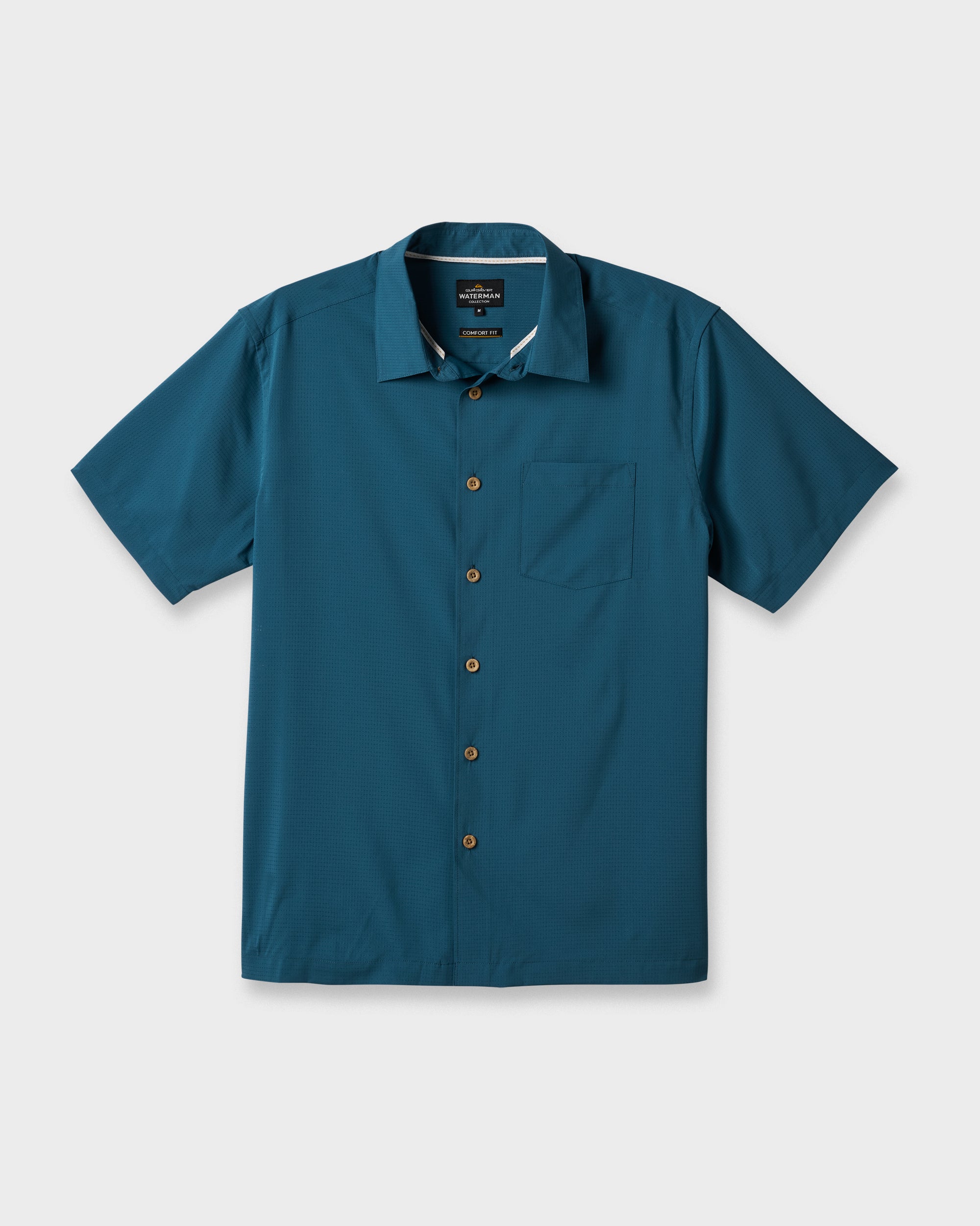 Chaser Short Sleeve Woven Shirt - Real Teal | Quiksilver