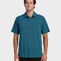 Chaser Short Sleeve Woven Shirt -  Real Teal