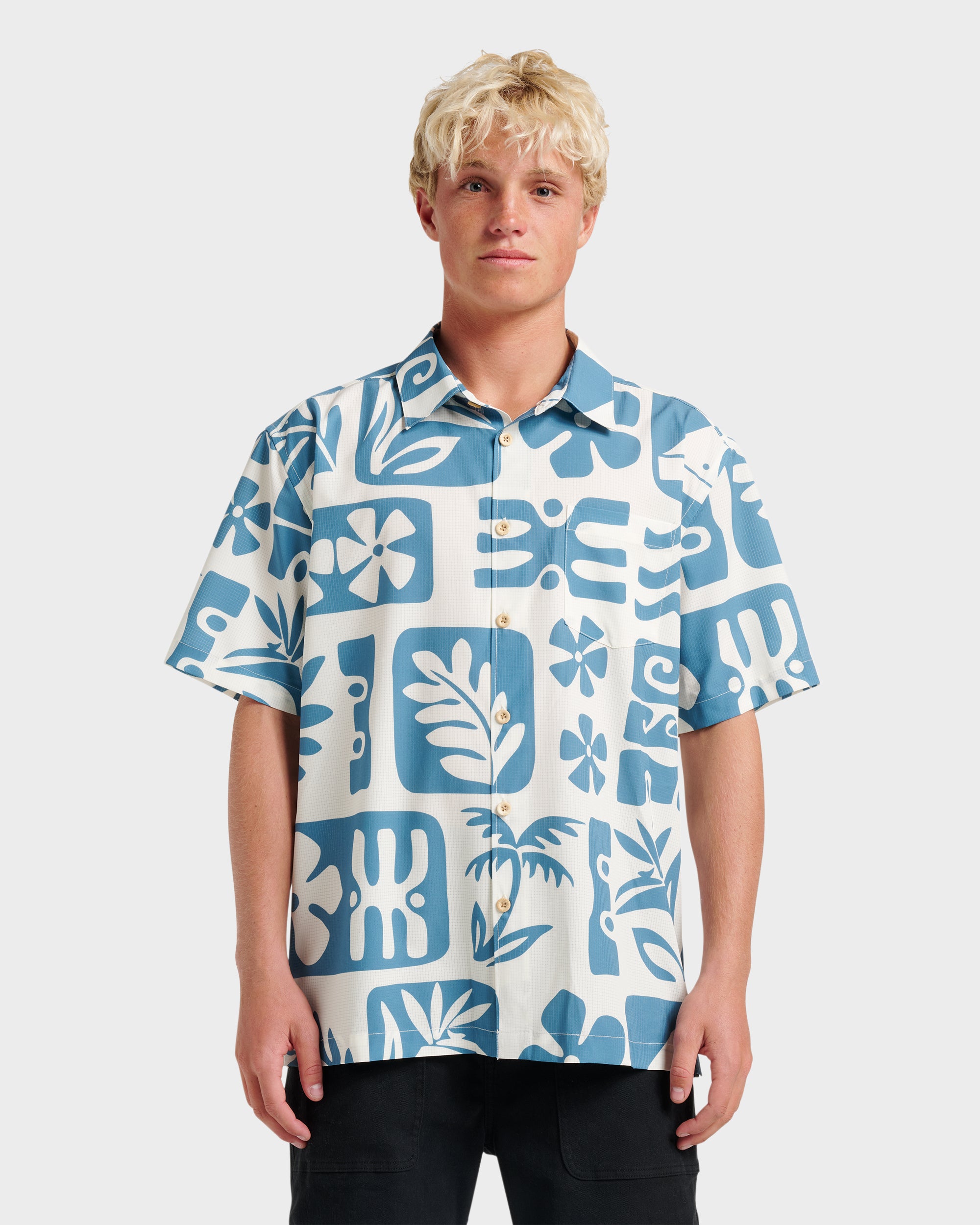 Waterman Dunes Shirt - White | Quiksilver